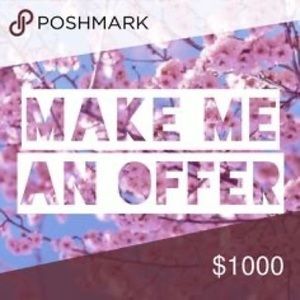 If you like any item, make me a reasonable offer!!